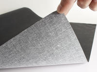 280g/m² Kunstleinwand Schwarze Baumwoll-Leinwandrolle mit Schwarzer Beschichtung für Künstler-Handmalerei