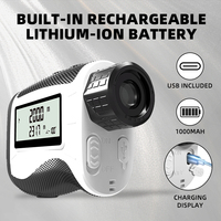 Télémètre laser de golf 600m, outil de chasse, batterie au lithium, IP54, écran LCD transmissif, laser 905nm, 7x