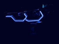Feux de circulation diurne à LED Lampe frontale à LED 5D Angel Eye Phares Auto Light WRGB Color App Control DRL Turn Signal Daylights