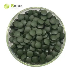 Tabletas de Spirulina clorella, tabletas orgánicas de marca privada, OEM