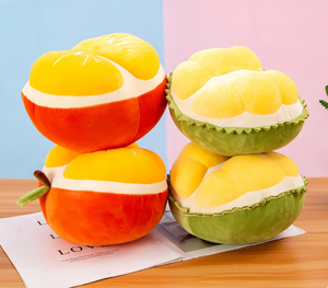 Peluche de durian <span class=keywords><strong>durio</strong></span> fruit king, juguete de felpa suave - Product Image 3