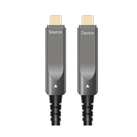 Câble USB C en fibre optique SYONG 5m 17ft, 10 Gbps 8K30Hz 60W Transfert de données optique actif haute vitesse pour les caméras Logitech AR/VR