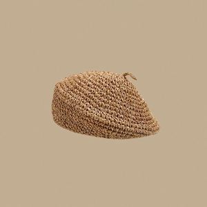 Boina de Rafia Tejida a Crochet para Mujer, Estilo Veraniego, a la Moda, Nueva Colección 2025 - Product Image 6