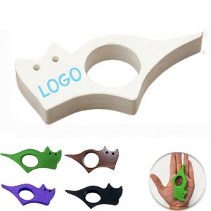 Marcapáginas Promocional Personalizado con Diseño de Gato de Dibujos Animados, Impresión Digital, Reutilizable, Hecho de Material Duradero, Ayuda para la Lectura - Product Image 1