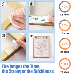 3M Double Sided Tape Heavy Wall Installation Tape Strong Adhesive Installation Foam Tape <b>for</b> <b>Picture</b> Poster <b>Hanging</b> - Product Image 5