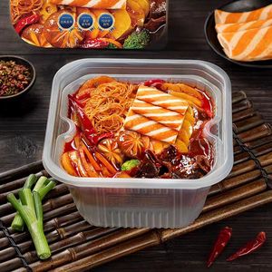 Laweike Mini <span class=keywords><strong>Hot</strong></span> <span class=keywords><strong>Pot</strong></span> <span class=keywords><strong>Chongqing</strong></span> Auton chauffant, saveur authentique, portable, instantané, pour une personne, avec accompagnements variés - Product Image 2