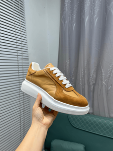 Baskets en cuir Alexander Classic minimalistes à semelle plateforme avec lacets, design Mc.Up, pour hommes et femmes, style décontracté quotidien et streetwear Queen - Product Image 5