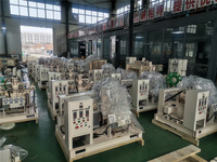 Compresseur d'hydrogène à diaphragme haute pression 50nm 3/h 20mpa 700 bar 200 bar 300 bar booster au prix d'usine