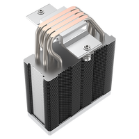 COOLLEO CL-B40S-LITE-H Pendingin Udara untuk Casing Komputer Gaming Generasi ke-14 Core I3-i7 LGA115X/1200/1700/1851 AM4/AM5 TDP 200W