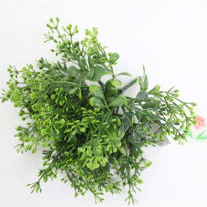 หญ้าเทียมเฟิร์นเลือกกระถางหญ้าตกแต่งผนังอุปกรณ์ขนาดเล็กหญ้าเทียมตกแต่งบ้าน - Product Image 3