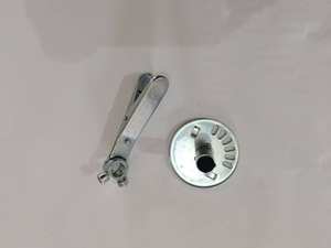 Accessori per parti del condotto dell'aria HVAC smorzatore manuale a quadrante con maniglia regolatore - Product Image 4