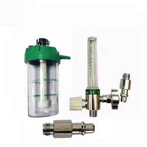 Y tế oxy lưu lượng kế tường loại FM4548-S với độ ẩm chai với Đức, người Anh, ohmeda chemetron kết nối - Product Image 5