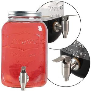 Cubo de cristal para botella de <span class=keywords><strong>vino</strong></span>, <span class=keywords><strong>grifo</strong></span> con válvula de filtro para <span class=keywords><strong>vino</strong></span>, <span class=keywords><strong>barril</strong></span> de <span class=keywords><strong>vino</strong></span> - Product Image 2