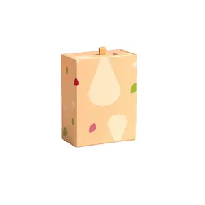 Caja de cartón multiusos estable y robusta de larga duración simple resistente al aplastamiento de alta calidad para dulces de chocolate con logotipo personalizado