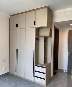 Hot Promotion Modern <strong>Single</strong> Door White Luxury Mirror High End Ladies <strong>Wooden</strong> <strong>Wardrobe</strong> with Storage - Product Image 6