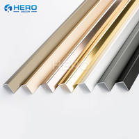 Profilé d'angle en aluminium en forme de L de 30 mm pour carrelage, idéal pour les halls d'hôtels commerciaux, installation facile, profil de bordure métallique étanche Hero