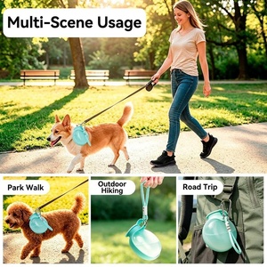 Botella de Agua para Perros de Silicona de Grado Alimenticio Aprobada por la FDA, Taza de Viaje Plegable para Mascotas, para Cachorros, Senderismo, Viajes por Carretera, a Prueba de Fugas, 360 ml, Venta al por Mayor - Product Image 4