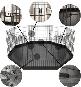לחיות מחמד גור foen kennels גדר כלב תרגיל גדר עט גדר foldable כלב - Product Image 2