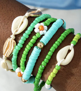 Beach Starfish Shell Pearl Alloy <strong>Bead</strong> <strong>Bracelet</strong> Wholesale Wholesale N81275 - Product Image 3