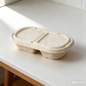 Envase de Alimentos Biodegradable Desechable Sin PFAS Añadidos, Envase de Alimentos de Bagazo de Caña de Azúcar Sin PFAS Añadidos - Product Image 6