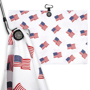Serviette de golf magnétique personnalisée avec logo imprimé, serviettes de golf en microfibre gaufrée, serviette de golf magnétique - Product Image 1