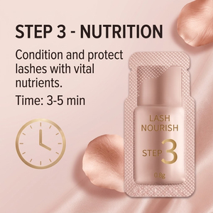 Kit Professionale per Lash Lift e <span class=keywords><strong>Laminazione</strong></span> Sopracciglia in Oro Rosa, Bustine Monouso, Soluzione a Rapida Azione con Cheratina, Etichetta Privata - Product Image 5