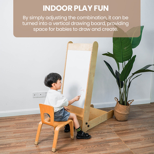XIHA Montessori Juego <span class=keywords><strong>de</strong></span> juegos al aire libre Columpio y tobogán <span class=keywords><strong>de</strong></span> madera <span class=keywords><strong>para</strong></span> niños <span class=keywords><strong>para</strong></span> jardín y uso escolar - Product Image 6