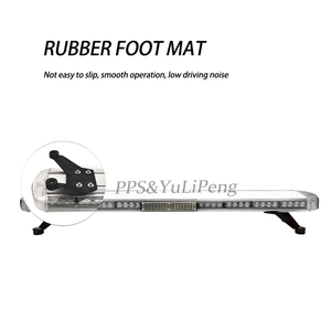 Barre lumineuse d'avertissement <span class=keywords><strong>LED</strong></span> super lumineuse haute puissance en aluminium robuste avec haut-parleur, gyrophare d'ambulance, lumière stroboscopique <span class=keywords><strong>120</strong></span> <span class=keywords><strong>CM</strong></span> - Product Image 4
