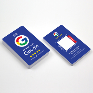 บัตรโซเชียลมีเดีย PVC บัตรรีวิวธุรกิจ NFC บัตรรีวิว Google NFC บัตรควบคุมการเข้าถึง RFID - Product Image 2