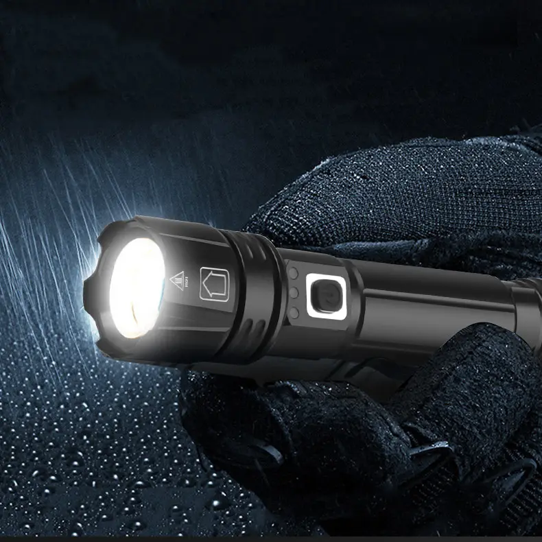 MINI XHP50 LED Flashlight Use 14500 Battery Support Zoom 5 Lighting Modes Waterproof Torch Suitable for adventure camping
