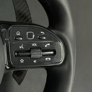 พวงมาลัยคาร์บอนไฟเบอร์ขายดีสำหรับรถยนต์เมอร์เซเดสเบนซ์ AMG C E S Class W204 W205 W222 G500 G55 G63 S500 อะไหล่รถยนต์ - Product Image 6