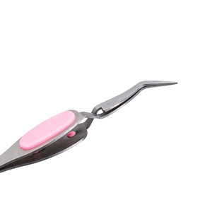 <span class=keywords><strong>Pince</strong></span> à épiler en acier inoxydable à <span class=keywords><strong>prix</strong></span> d'usine, outil de beauté, <span class=keywords><strong>pince</strong></span> à cils courbée - Product Image 6