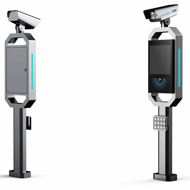 Intelligent Unattended License Plate Recognition Parking System High Speed Stainless Steel Waterproof Design for Smartphone Code