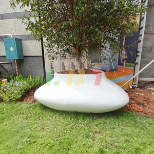 Libit <b>Large</b> Irregular Fiberglass Planter Outdoor Garden Modern Decorative <b>Flower</b> <b>Pot</b> Ltb-301 - Product Image 4