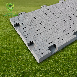 Revêtement de sol en plastique PP à emboîtement pour la protection de l'herbe, protection temporaire de terrasse extérieure, tapis de protection pour événements, dalles de sol - Product Image 1