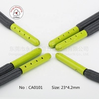 Excellent embouts colorés de lacet de chaussure d'aglet en métal échantillon gratuit lacet coloré avec embouts d'aglet en métal