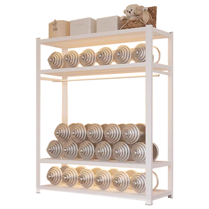 Simple Modern Design Iron Angle Steel Art Storage <b>Shelves</b> <b>Adjustable</b> Rental Room Closet Bedroom Open Checkroom Feature Powder - Product Image 4