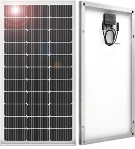 Biaya Satu Panel surya 100W 90W 95W 105W 110W 120W sistem Panel surya 15kW 1000 W Panel surya