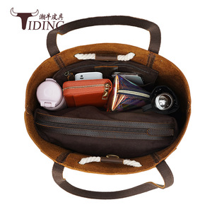 Bolso de Hombro de Primera Calidad Estilo Retro Europeo Americano Chao Niu, Bolso Tote de Moda para Madre e Hija, Bolso Grande para Mujer - Product Image 3