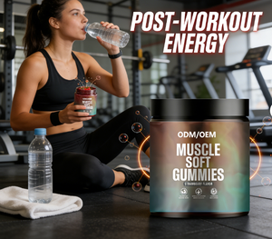 Gummies Musclés à <span class=keywords><strong>la</strong></span> Fraise |   Service ODM/OEM |   Complément alimentaire à mâcher pour le soin des muscles et le soutien <span class=keywords><strong>de</strong></span> l'entraînement - Product Image 5