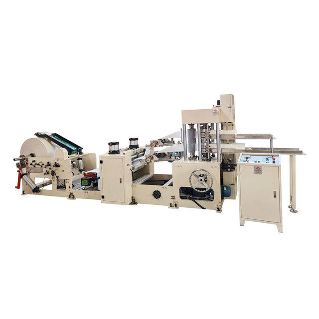 Small Business Idea  Manufacturing Machine Two Output Paper Napkin Making Machine