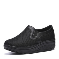Baskets en maille respirantes pour femmes, chaussures de Sport décontractées, à semelle épaisse, pour gagner en hauteur, à la mode, nouvelle collection