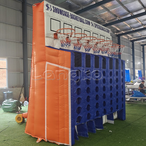 Party Fun Outdoor Sports Play Inflatable Sport Connect 4 With a <strong>Twist</strong> Four Basketball Arcade <strong>Game</strong> - Product Image 4