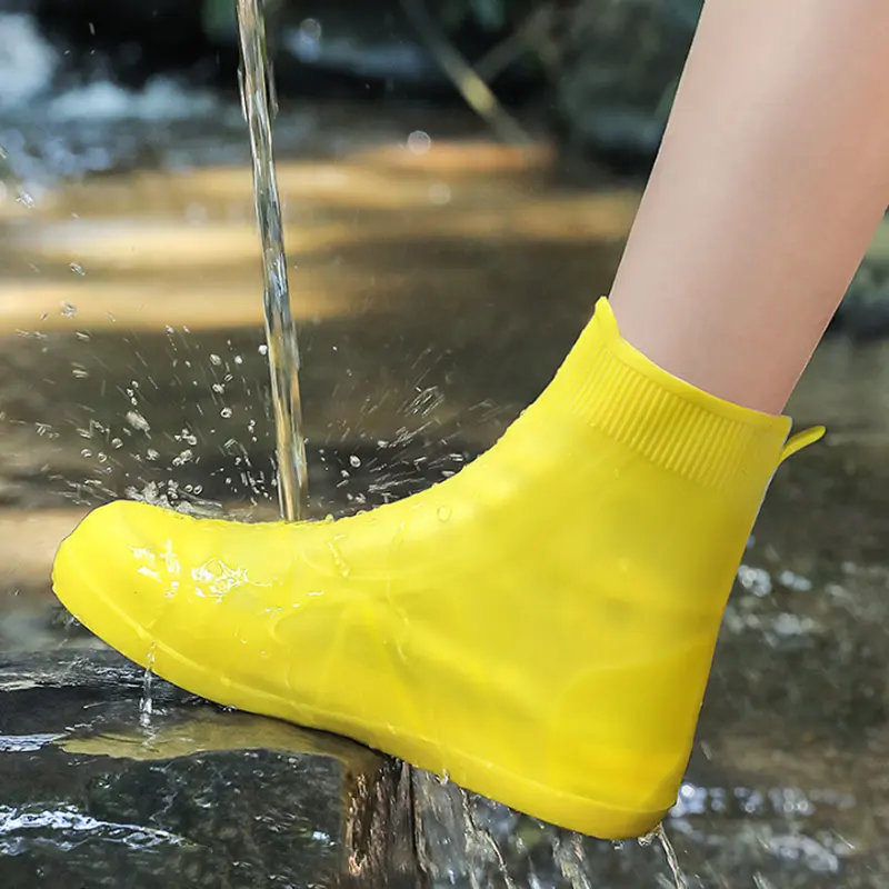 6.7 High Quality Outdoor Wearable Anti Slip Waterproof Rain PVC Shoes Cover