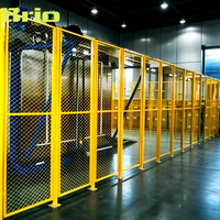 Barrière de sécurité modulaire Brio Factory pour entrepôts de grande taille, avec panneaux interchangeables pour la protection des machines