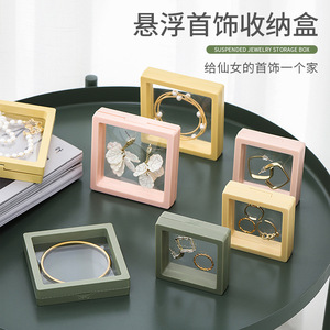 Jewelry Storage <b>Box</b> Foldable 7x7 9x9 Solid Color Anti Oxidation Display Packaging Organizer for Bracelet Necklace Jewelry - Product Image 5