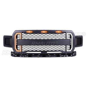 Grille de pare-chocs avant compatible avec Ford F150 Raptor 2018-2020, kit carrosserie, grilles de course, accessoires de voiture - Product Image 5
