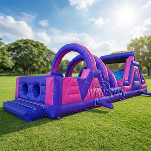 WINSUN Pista de Obstáculos Inflable para Juegos Competitivos, Color Personalizado, Material de PVC, Certificado CE - Product Image 1