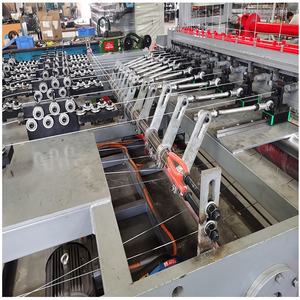 ヒンジジョイントフェンスメッシュ製造機工場 自動亜鉛メッキ牧草地フェンス織機 - Product Image 6