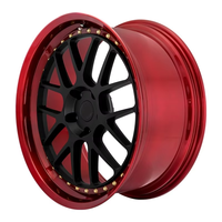 Jantes forgées sur mesure 2 pièces, concaves profondes, 5x114.3 120 127 ET20, compatibles Tesla Chevy Corvette C8, en alliage d'aluminium